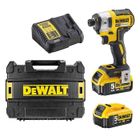 Visseuse à chocs 18V XR Brushless + 2 batteries 5Ah + chargeur + coffret T-STAK - DEWALT - DCF887P2-QW
