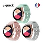 Bracelet Galaxy Watch 40/42mm / Active 2 42/44mm IMOSHION® - Silicone souple - Fermoir à boucle - 3 couleurs