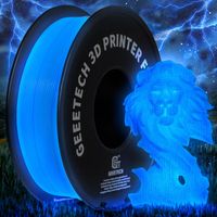 Geeetech Filament d'imprimante 3D 1.75mm 1KG/rouleau PLA bleu lumineux imprimante 3D