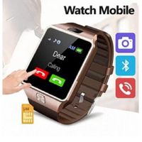 Montre connectée,Bluetooth montre intelligente Smartwatch DZ09 Android appel téléphonique Relogio 2G GSM SIM TF carte - Type WHITE