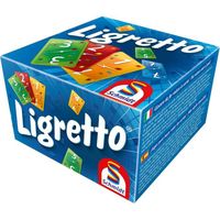 Ligretto, bleu - Jeux de Société - SCHMIDT SPIELE - Débarrassez-vous rapidement de vos cartes dans cette version bleue de Ligretto !