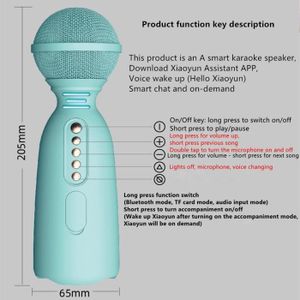 ENCEINTE NOMADE bleu-Microphone Audio Bluetooth intelligent, haut-
