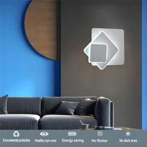 APPLIQUE  Applique Murale LED AISKDAN - 15W Blanc - Rotation