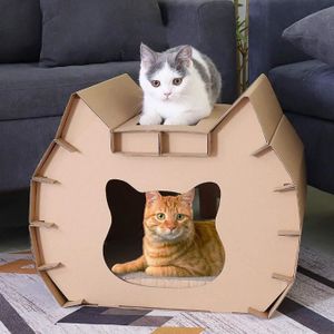 Maison Pour Chat En Carton Cdiscount