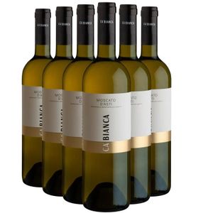 VIN BLANC Moscato d'Asti Blanc 2022 - Lot de 6x75cl - Ca'Bia