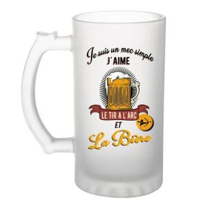 Verre à bière - Cidre Chope de bière Tir à l'Arc et Bière | Verre à bièr