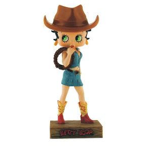 FIGURINE - PERSONNAGE Figurine Betty Boop Cow-girl - Collection N 8