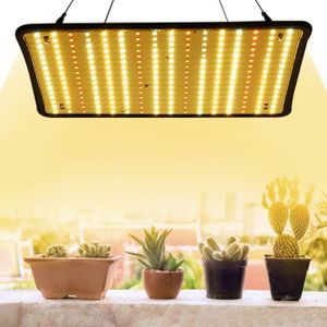 Eclairage horticole 30W Lampe de Plante 256 LED Spectre Complet Croissance Plantes Horticole Lampe pour Culture Indoor Plante