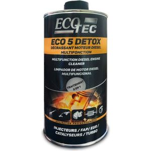 ADDITIF Décrassant moteur diesel ECO 5 DETOX, 1L - Ecotec