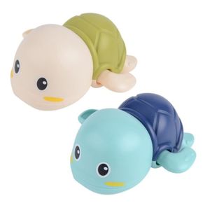 JOUET DE BAIN 2Pcs jouets salle bain GOGOU bébé enfant tortue clockwork mécanique automatiques Jeux piscine Baignoire aquatiques