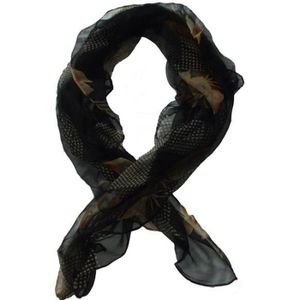 NOIRE FOULARD FEMME ETOLE ECHARPE VOILE DE MOUSSELINE DE SOIE 100/% NATURELLE