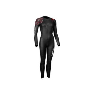 COMBINAISON DE SURF Combinaison de natation femme Head Ow Myboost Shell 3.2 Fs - noir/rouge - manches longues - respirante
