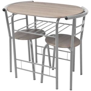 TABLE À MANGER COMPLÈTE 6725&TopVente® Ensemble de meuble pour salle à man