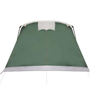 TENTE DE CAMPING BAU Tente de camping tunnel 8 personnes vert imper