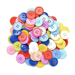 Lot de 100 Colorful Fleur en bois Boutons à coudre Scrapbooking DIY