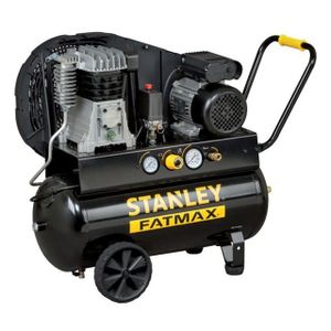 COMPRESSEUR Stanley - Compresseur à air lubrifié courroie 50L 