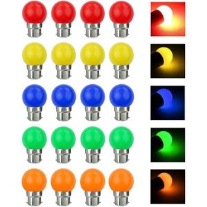 AMPOULE - LED 20 pièces, ampoule LED couleur B22 3W équivalent 3