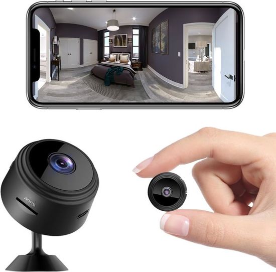 Mini Camera Espion Sans Fil Invisible 1080P Caméra De Surveillance WiFi Interieur Exterieur Avis