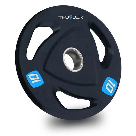 Disque pour haltère Hop-Sport Disques de Poids en Plastique 60 kg, alésage 31 mm, pour Barre d