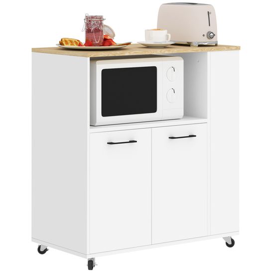 HOMCOM Îlot Central Cuisine Mobile avec Prise de Courant et Port USB desserte Cuisine à roulettes avec Tablette à abattant 2 tiroirs 2 placards étagère réglable Porte-épices et Porte-Serviettes Blanc HOMCOM Îlot Central Cuisine Mobile avec Prise de Courant et Port USB desserte Cuisine à roulettes avec Tablette à abattant 2 tiroirs 2 placards étagère réglable Porte-épices et Porte-Serviettes Blanc