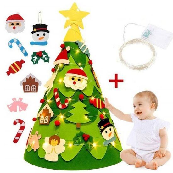 Feutre Arbre De Noël, Sapin De Noël En Feutre,3.28Ft Sapin Feutrine A