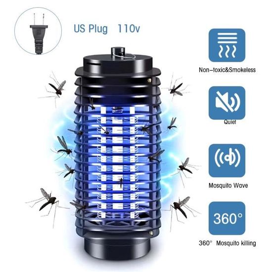 Lampe Anti-moustiques Sandokan Cub-Zan USB - Capture électrique, LED, Couverture 50 M², Pour Intérieur Et Extérieur, Non Toxique - 4