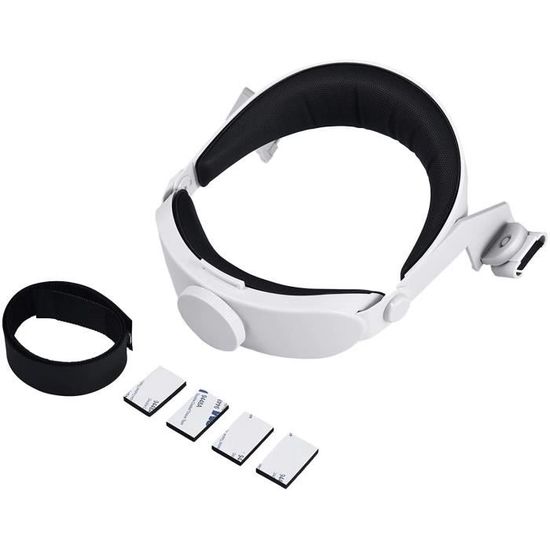 Casque VR Pour Oculus Quest 2, Lunettes VR 3D Casque De Jeu De R&eacute;alit&eacute; Virtuelle Avec Bandeau R&eacute;glable, R&e132