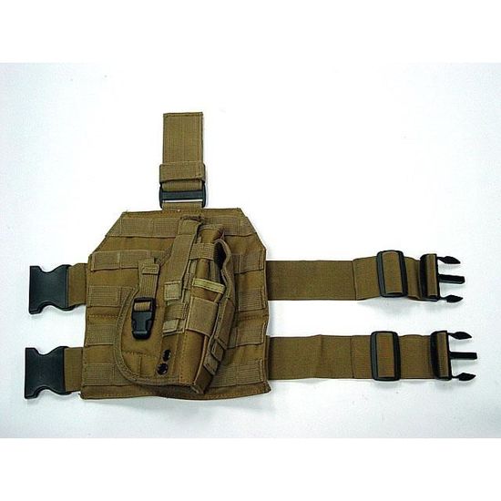 Étui Tactique Pour Pistolet Airsoft – Nylon, Ajustable, Fixation Ceinture Ou Jambe, Pour Main Droite - 3