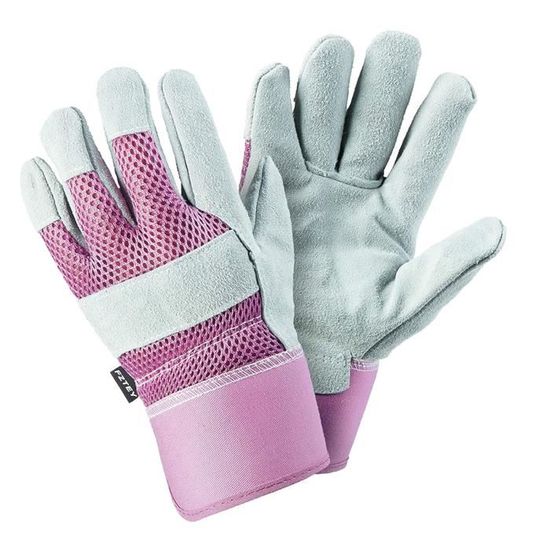 Gants De Jardinage Robustes En Cuir - Taille L - Résistants Aux épines - Neufs Avec Fermeture Velcro
