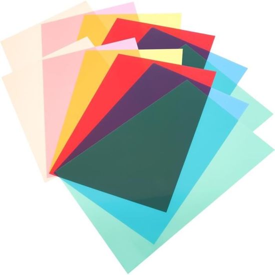 16 pcs Règle de Lecture Bandes de Surbrillance Lecture Guidée Colorée Aide à la Dyslexie pour