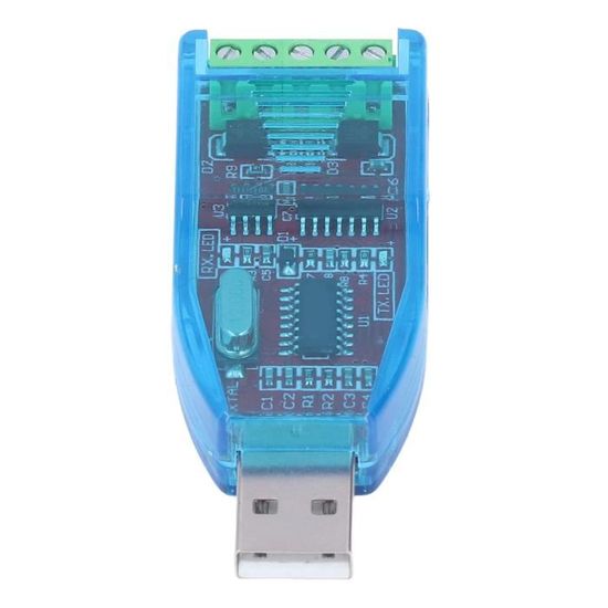 Adaptateur USB Vers RS485 - Convertisseur Industriel Compatible Windows, Linux, Mac - Lot De 2