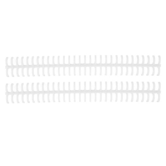 PATIKIL Lot De 50 Peignes De Reliure En Plastique De 16 Mm