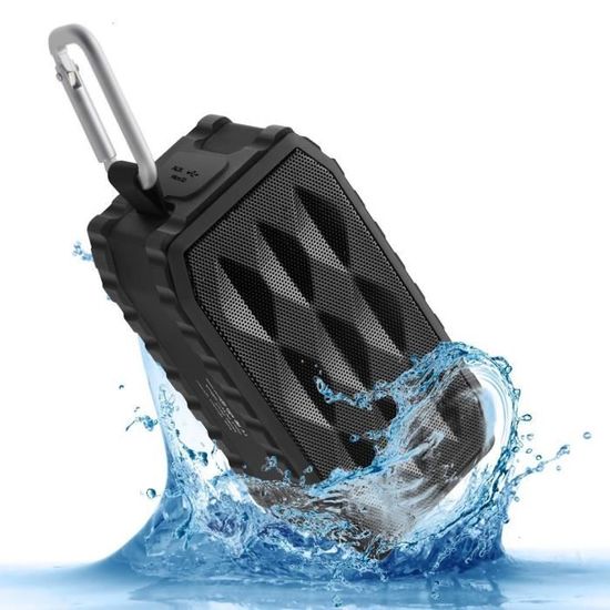 Enceinte Bluetooth Marsee Noir Cube 5W Portable Sans Fil