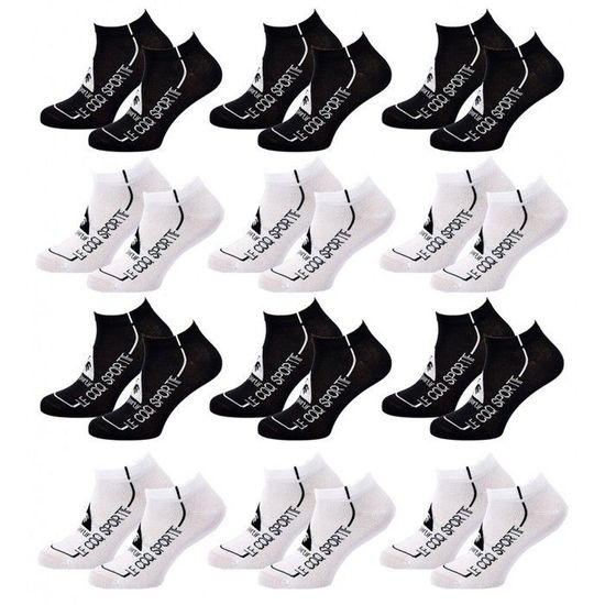 Pack De 6 Chaussettes Homme Le Coq Sportif - Couleur Gris - Taille 42/46 - Neuf Avec étiquettes