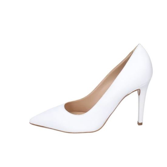 Escarpins 9 & Co. Blanc Verni - Talon Aiguille 9,5 Cm - Pointure 8,5 - Neufs Sans Boîte - Simili Cuir