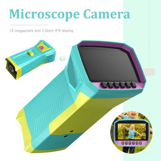 Microscope Numérique Portable Pour Enfants - Écran IPS HD 2 Pouces Camera Integree Fonction Photovideo Design Portable Cadeau Educatif Pour Filles Et Garcons 4 12 Ans Noelanniversaire 90867739 Microscope Numérique Portable Pour Enfants - Écran IPS HD 2 Pouces Camera Integree Fonction Photovideo Design Portable Cadeau Educatif Pour Filles Et Garcons 4 12 Ans Noelanniversaire 90867739