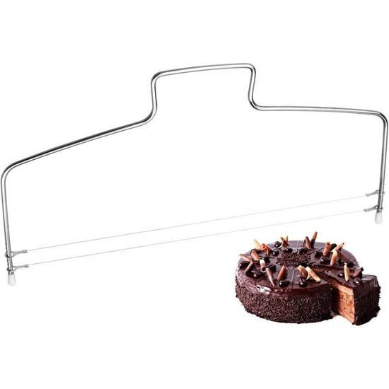 Diviseur à Gâteau En Acier Inoxydable - Pour 6, 9 Ou 10 Parts Égales - Outil De Cuisine Pour Anniversaire, Mariage, Pâtisserie