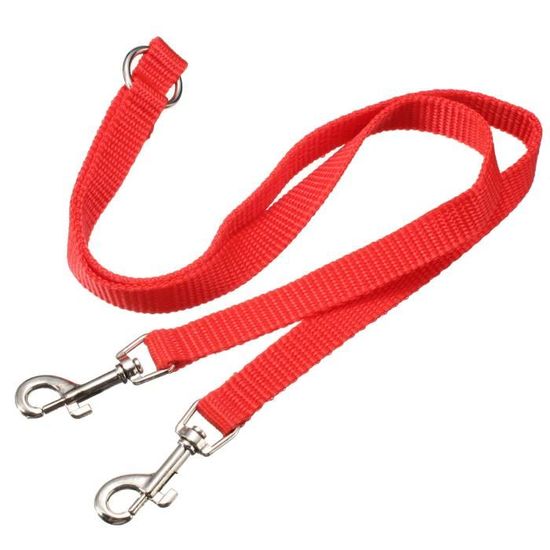 Double Laisse Pour 2 Chiens - Corde Réfléchissante, Mécanisme Pivotant 360°, Sécurité Confort (Noir)