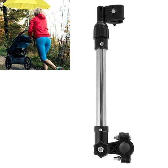 Porte-Parapluie Universel Pour Poussette, Vélo Et Fauteuil Roulant - Réglable En Acier Inoxydable