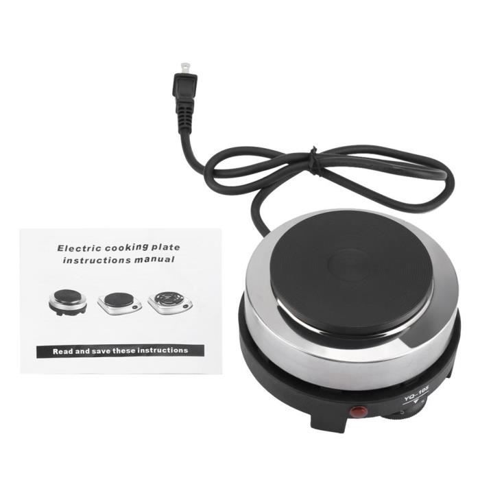 Appareil de chauffage multifonction domestique multifonction à plaque chauffante électrique portable 500W (prise américaine 110V)
