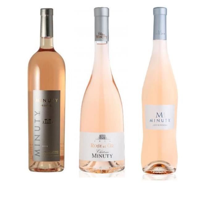 Lot Découverte de 3 Magnums Minuty Rosé 1,5L x 3