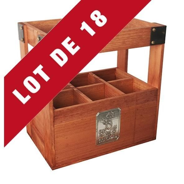 18X Casier Cave - 6x75cl - coffret