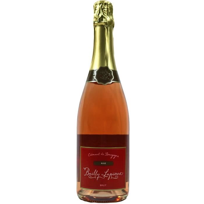 Crémant de Bourgogne, Rosé, Bailly-Lapierre, Brut - Vin Rosé