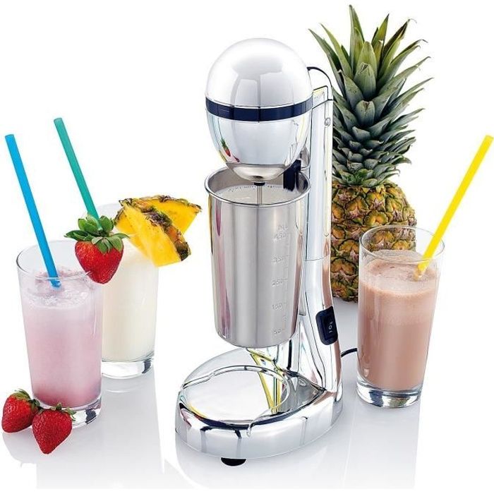 Mixeur de boissons électrique avec gobelet en inox