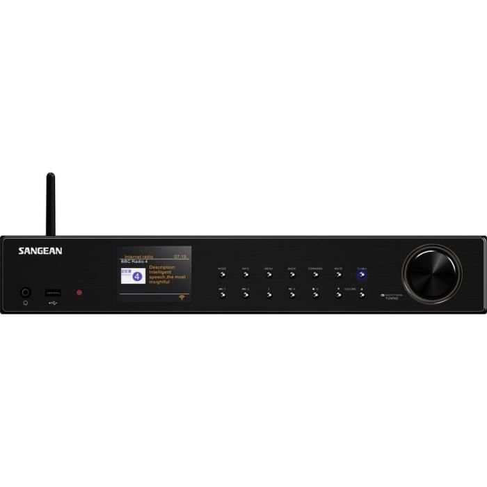 Radio internet Sangean radio de bureau compatible DLNA, Spotify