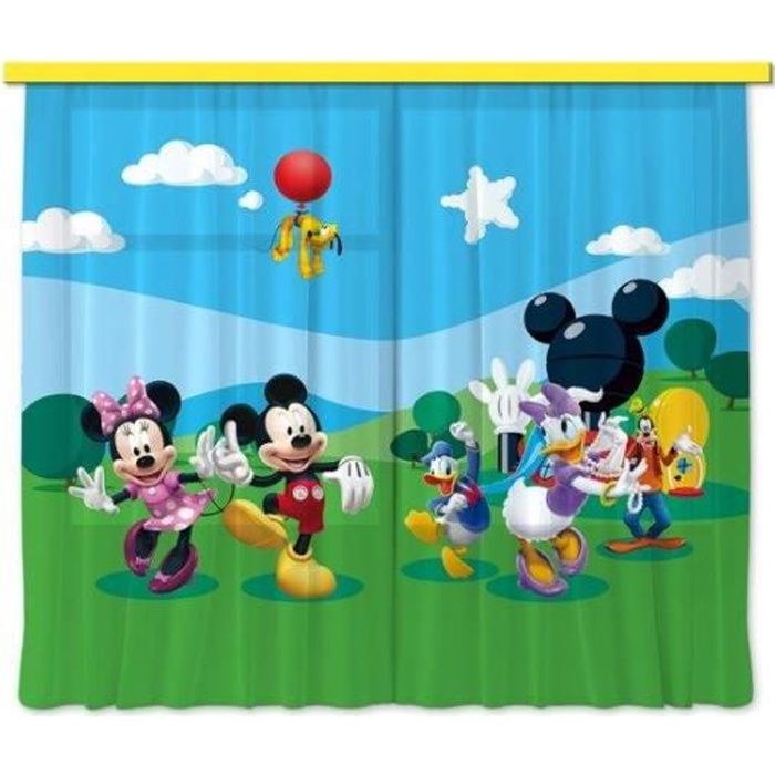 Disney Mickey Mouse Rideau Voilage Pour la Chambre