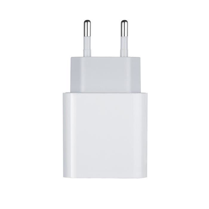 Chargeur 18w Adaptateur secteur USB-C Chargeur rapide pour iPhone 12 f146
