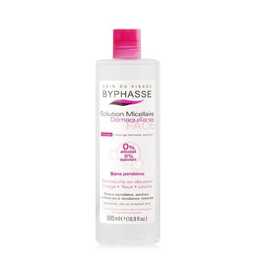 Solution micellaire démaquillante peaux sensibles,