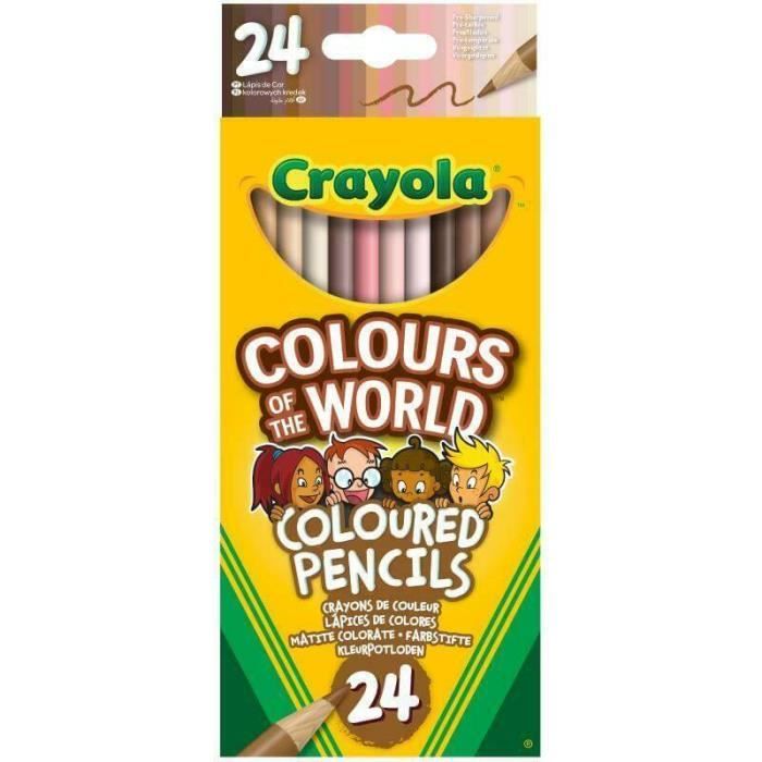 Colors of the World - 24 Crayons de couleur