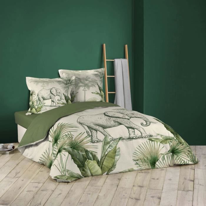 taie doreiller Parure Enfant Jungle Friends Matt/&Rose Housse de Couette